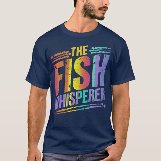 Fischflüster Fischen Outdoor-T - Shirt (Vorderseite)