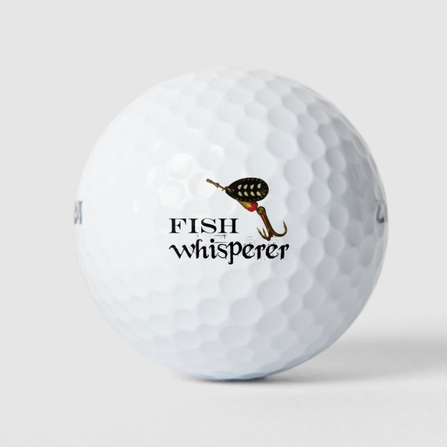 Fischflüster Golfball (Vorderseite)
