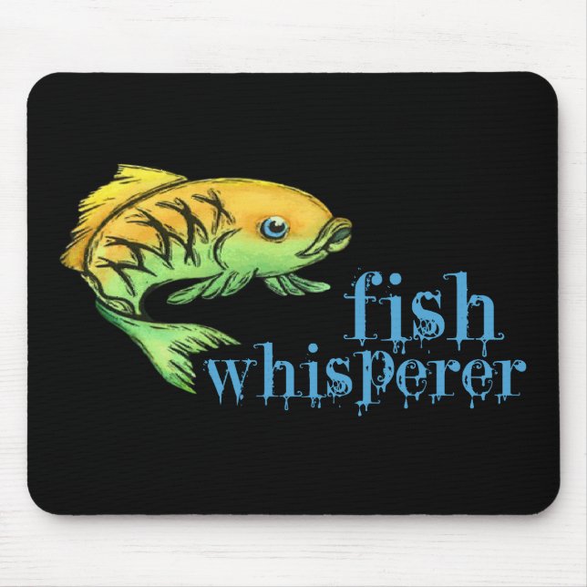 Fischflüster Mousepad (Vorne)