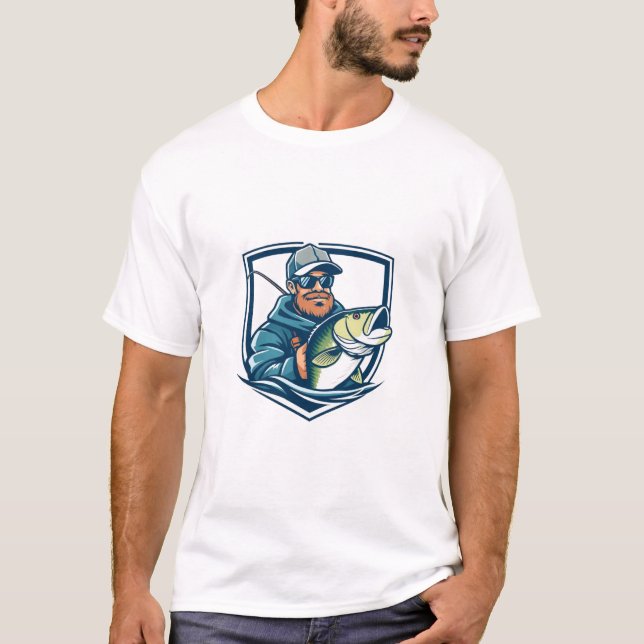Fischflüsterer Grafik T-Shirt (Vorderseite)