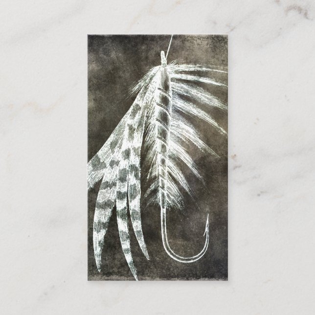 Fischfutter - Fischfang Fischfang Fischhecht Visitenkarte (Vorderseite)