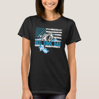 Fischfutter für Vatertagsrollen Cooler Vater T-Shirt