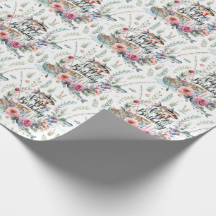 Fischgeburtstag mit Text Alles Gute zum Geburtstag Geschenkpapier