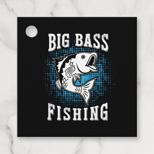 Fischgeschenk Großer Fischfang Geschenkanhänger (Vorderseite)