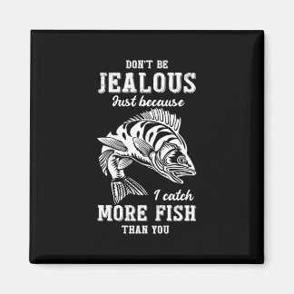 Fischgeschenk mehr Fisch als du Magnet