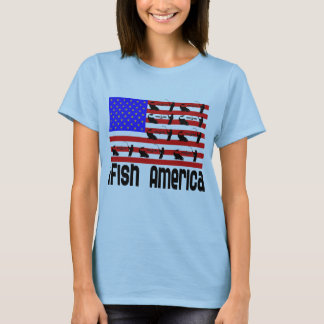 Fischgeschenke Amerika T-Shirt