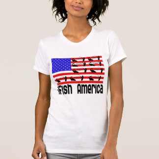 Fischgeschenke Amerika T-Shirt