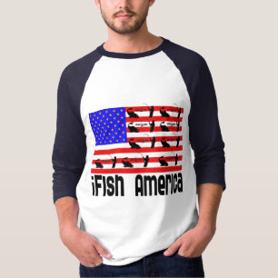Fischgeschenke Amerika T-Shirt