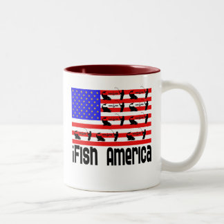 Fischgeschenke Amerika Zweifarbige Tasse