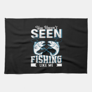 Fischgeschenke Fischen wie ich Geschirrtuch