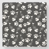 Fischgrätekatzen-Druckmuster