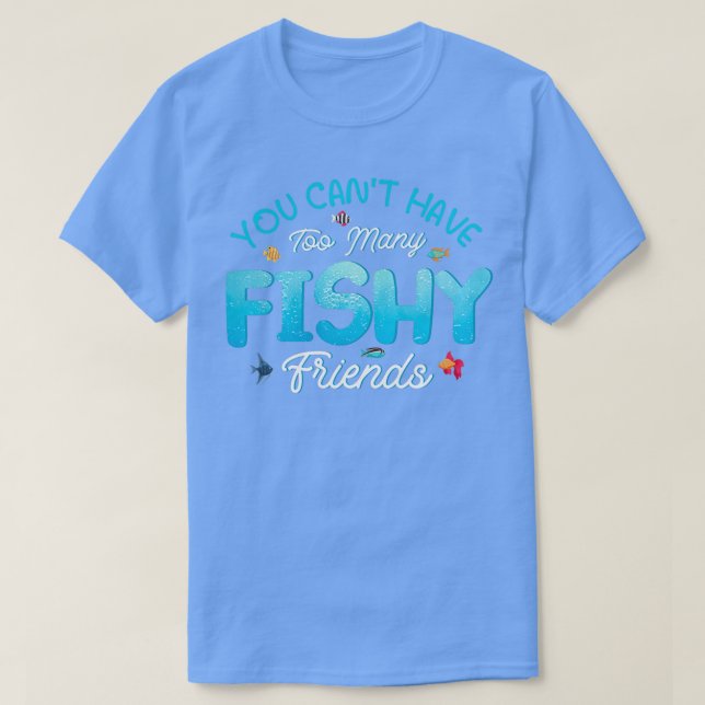 Fischhalter Aquascaping Fischaquarium Aquarist Aqu T-Shirt (Design vorne)