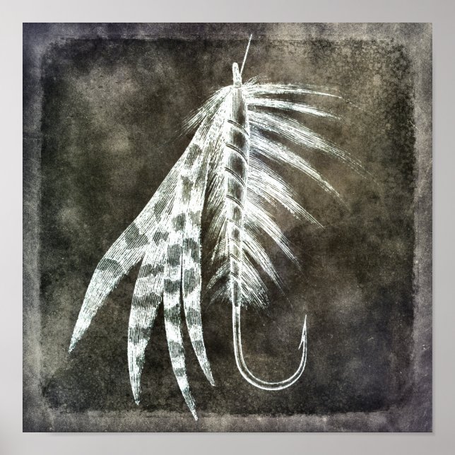 Fischhecht - Fischfang Angeln Köhler Brown Poster (Vorne)