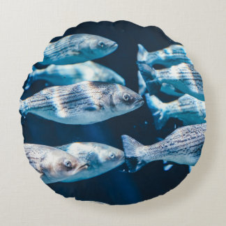 FISCHHERD RUNDES KISSEN