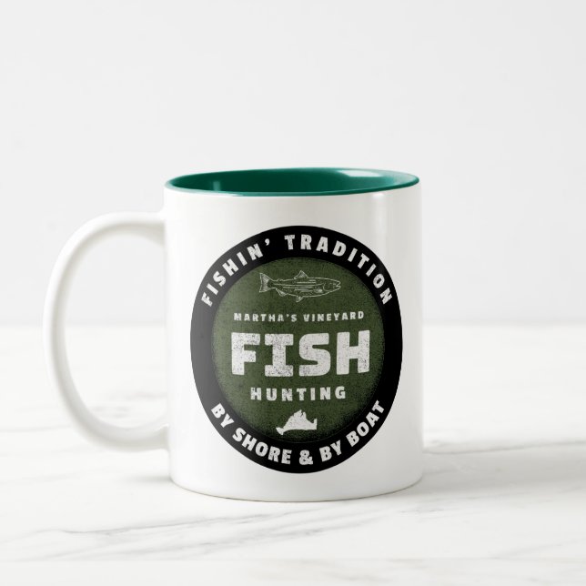 Fischjagd Martha's Vineyard Tasse (Links)
