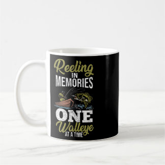 Fischjagd Sauger Angler Zander Angler Walle Kaffeetasse