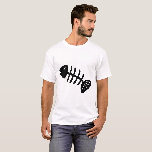 Fischknochen T-Shirt (Vorne ganz)