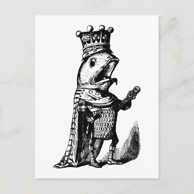 Fischkönig  postkarte (Vorderseite)