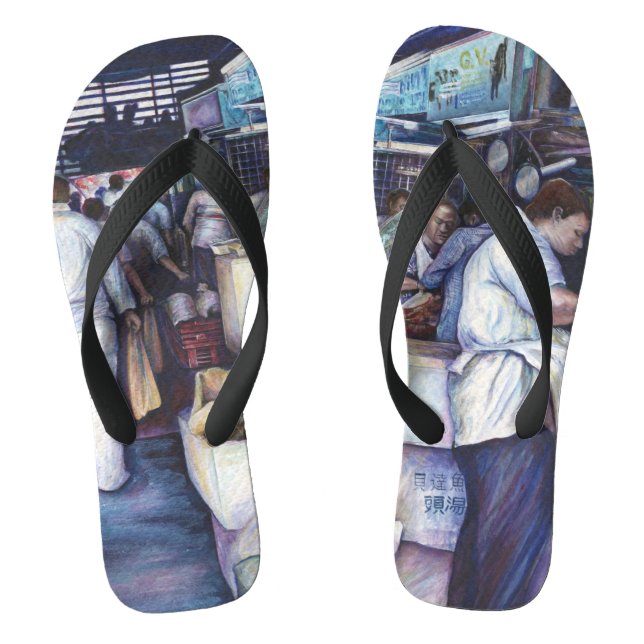 Fischkopfsuppe, Singapur Flip Flops (Fußbett)