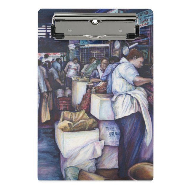 Fischkopfsuppe, Singapur Mini Klemmbrett (Vorderseite)