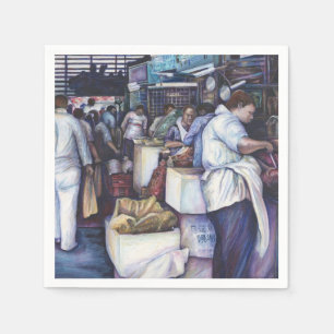 Fischkopfsuppe, Singapur Serviette