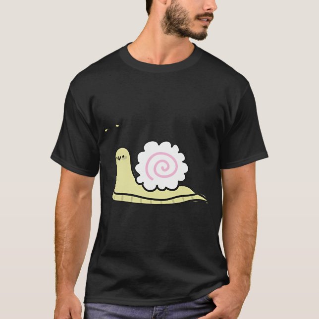 Fischkuchen-Schnecke T-Shirt (Vorderseite)