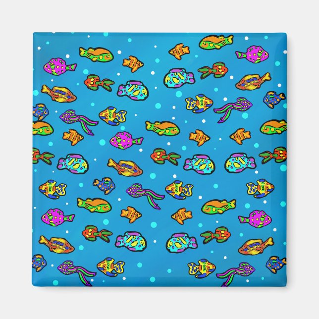 Fischkunst Magnet (Vorne)