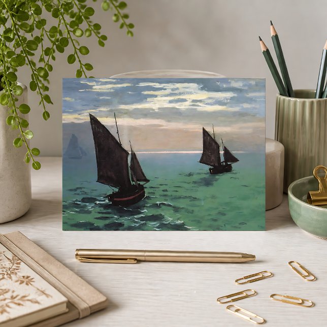 Fischkutter auf See Postkarte (Von Creator hochgeladen)