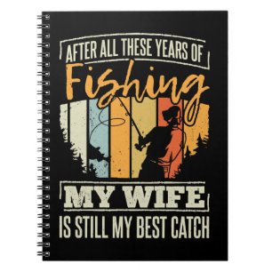 Fischliebhaber 76 Fisher Hook Notizblock