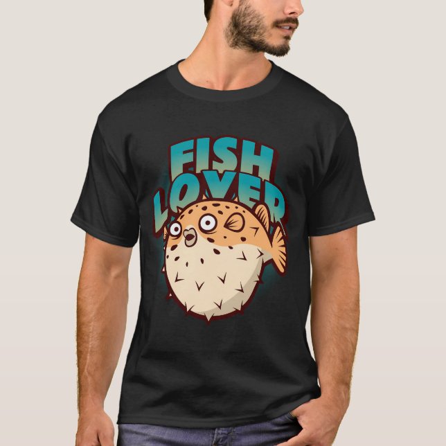 Fischliebhaber T-Shirt (Vorderseite)