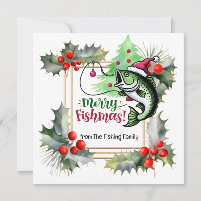 Fischliebhaber Weihnachten (Vorderseite)