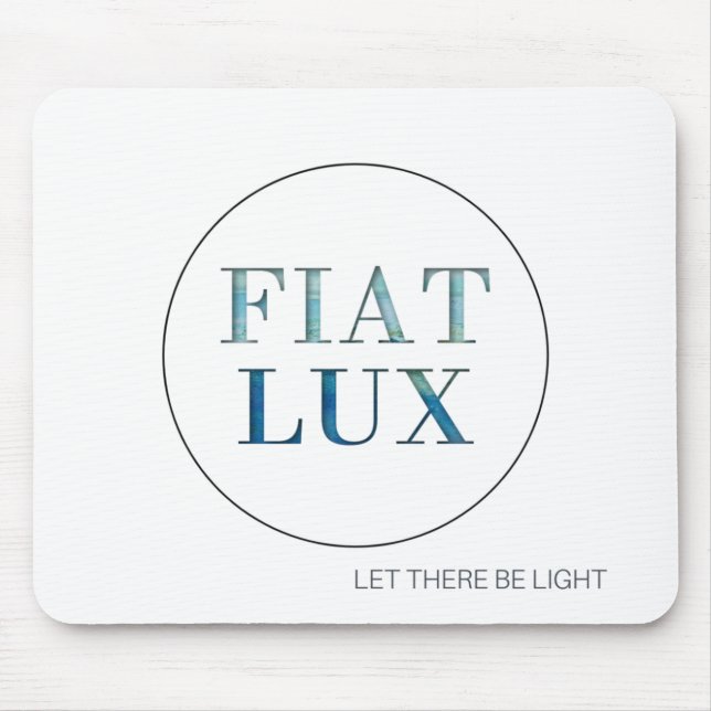 FISCHLUX | Gelassen Licht Mousepad (Vorne)