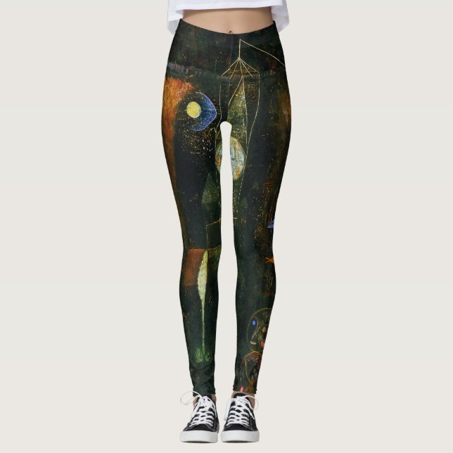 Fischmagie, Paul Klee Abstrakte Kunst Leggings (Vorderseite)