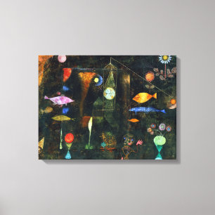 Fischmagie Paul Klee Leinwanddruck