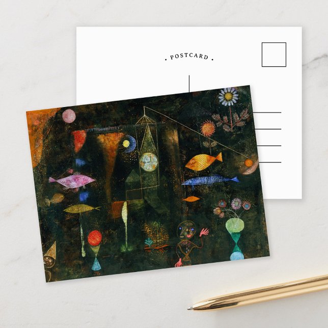 Fischmagie | Paul Klee Postkarte (Von Creator hochgeladen)