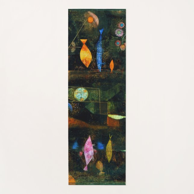 Fischmagie, Paul Klee Yogamatte (Vorderseite)