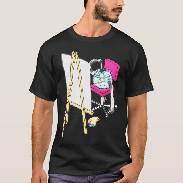 Fischmaler T-Shirt (Vorderseite)