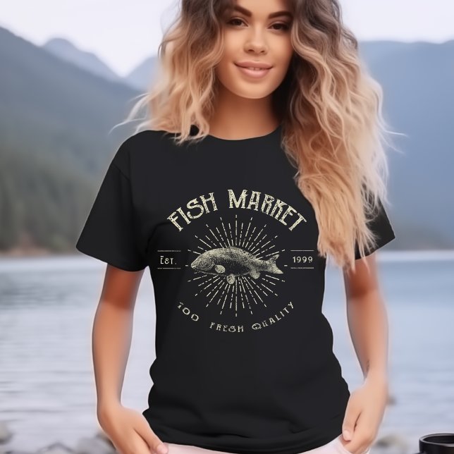 Fischmarkt 100 T - Shirt für frische Qualität (Von Creator hochgeladen)