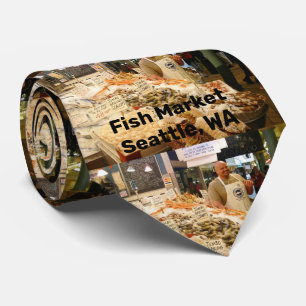 Fischmarkt Seattle Washington Krawatte