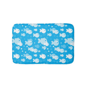 Fischmuster Badematte