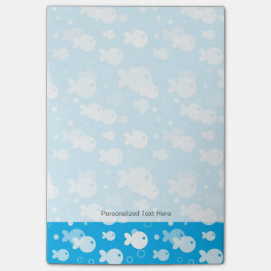 Fischmuster Post-it Klebezettel