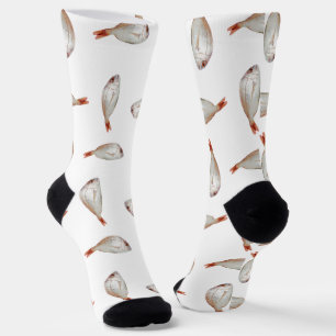 Fischmuster Socken