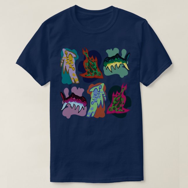 Fischmuster T-Shirt (Design vorne)