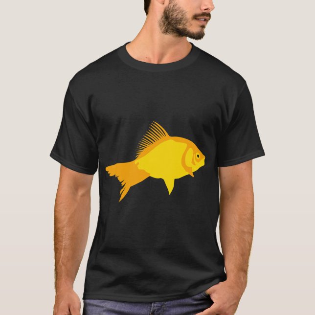 Fischmuster T-Shirt (Vorderseite)