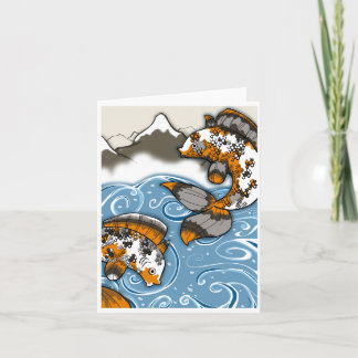 Fischnotecard Karte