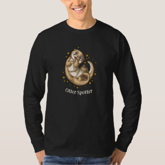 Fischotter-Beobachter Otter Humor Seeotter Tier T-Shirt