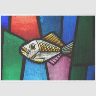 Fischpapier aus gefärbtem Glas Seidenpapier