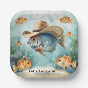 Fischparty Texas Thema Pappteller