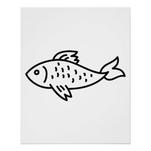 Fischposter Poster