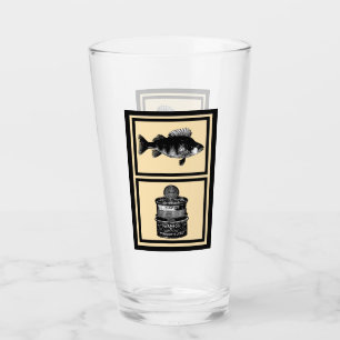 Fischpub-Brille, Geschenke für Fischer, Bier-Glas Glas